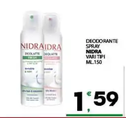 Eurospar Deodorante Spray offerta