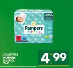 Eurospar SALVIETTINE PAMPERS offerta
