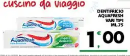 Eurospar DENTIFRICIO AQUAFRESH offerta