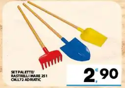 Eurospar SET PALETTE/RASTRELLI MARE 251 CML.72 ADRIATIC offerta