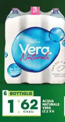 Eurospar Acqua naturale VERA offerta