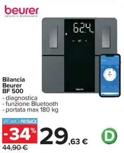 Carrefour Iper Bilancia Beurer BF 500 offerta
