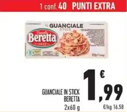 Conad Superstore Guanciale in stick Beretta offerta