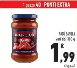 Conad Superstore Ragù Barilla offerta