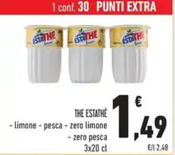 Conad Superstore The estathe limone, pesca, zero limone, zero pesca offerta