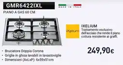 Unieuro GMR6422IXL PIANO A GAS 60 CM offerta