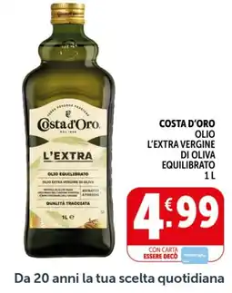 Deco Supermercati Costa d'Oro L'Extra Equilibrato offerta