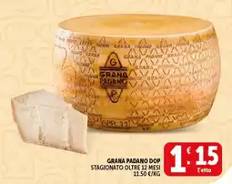 Deco Supermercati Grana padano dop stagionato oltre 12 mesi offerta