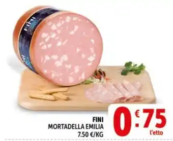Deco Supermercati Fini mortadella emilia offerta
