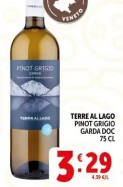 Deco Supermercati Terre al Lago Pinot Grigio Garda DOC offerta