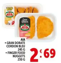 Deco Supermercati AIA GRAN DORATE CORDON BLEU offerta