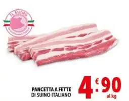 Deco Supermercati PANCETTA A FETTE DI SUINO ITALIANO offerta