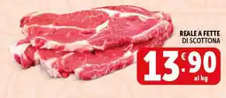 Deco Supermercati REALE A FETTE DI SCOTTONA offerta
