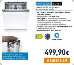 Unieuro Lavastoviglie da incasso a scomparsa totale offerta