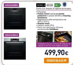 Unieuro Forno con impulsi di vapore da incasso offerta