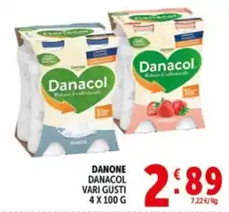 Deco Supermercati DANONE DANACOL offerta