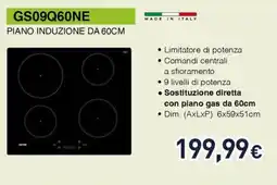Unieuro PIANO INDUZIONE DA 60CM offerta