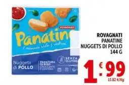 Deco Supermercati ROVAGNATI PANANATINE NUGGETS DI POLLO offerta