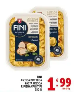 Deco Supermercati FINI ANTICA BOTTEGA PASTA FRESCA offerta