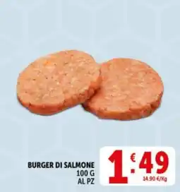 Deco Supermercati Burger di Salmone offerta