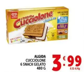 Deco Supermercati Algida Cucciolone offerta