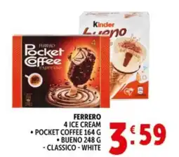 Deco Supermercati FERRERO ICE CREAM offerta
