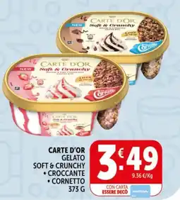 Deco Supermercati CARTE D'OR GELATO SOFT & CRUNCHY offerta