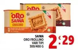 Deco Supermercati SAIWA ORO FROLLINO offerta