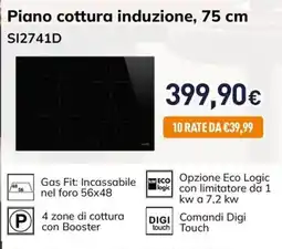 Unieuro Piano cottura induzione SI2741D offerta
