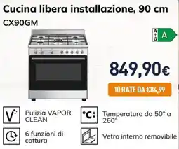 Unieuro Cucina libera installazione, 90 cm CX90GM offerta