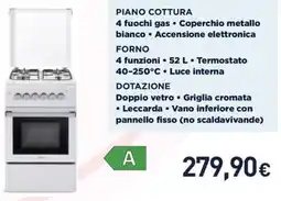 Unieuro Piano cottura forno offerta