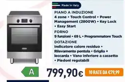 Unieuro Piano a induzione offerta