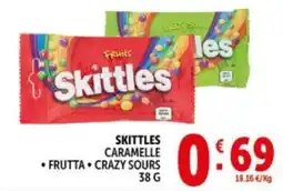 Deco Supermercati SKITTLES Caramelle offerta