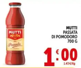 Deco Supermercati MUTTI PASSATA DI POMODORO offerta