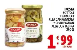 Deco Supermercati IPOSEA FUNGHI alla contadina offerta