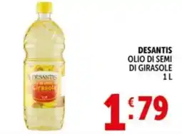 Deco Supermercati DESANTIS OLIO DI SEMI DI GIRASOLE offerta