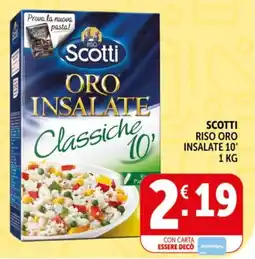 Deco Supermercati Scotti Riso Oro Insalate offerta