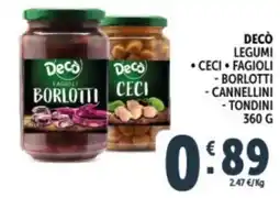 Deco Supermercati Decò Ceci offerta