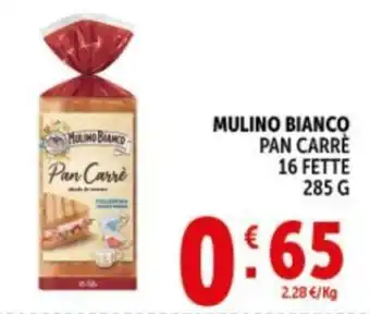 Deco Supermercati MULINO BIANCO Pan Carrè offerta