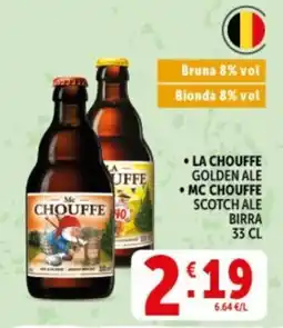 Deco Supermercati LA CHOUFFE GOLDEN ALE offerta