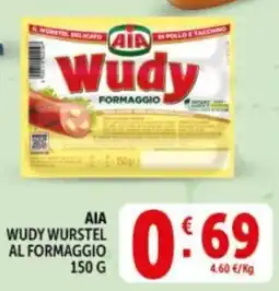 Deco Supermercati AIA WUDY WURSTEL AL FORMAGGIO offerta