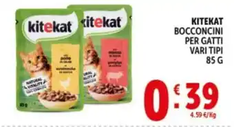 Deco Supermercati kitekat BOCCONCINI PER GATTI offerta