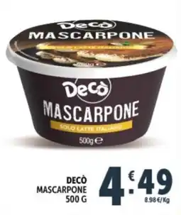 Deco Supermercati Decò Mascarpone offerta