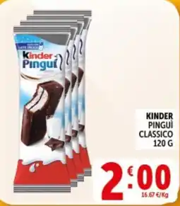 Deco Supermercati Kinder Pinguì Classico offerta