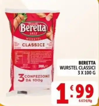 Deco Supermercati Beretta Wurstel Classici offerta