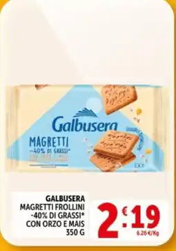 Deco Supermercati Galbusera Maggetti Frollini offerta