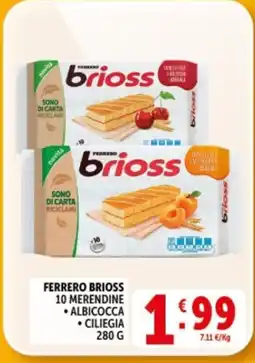 Deco Supermercati FERRERO BRIIOSS offerta