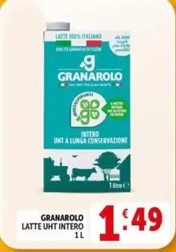 Deco Supermercati GRANAROLO LATTE UHT INTERO offerta