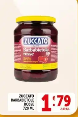 Deco Supermercati ZUCCATO BARBABIELE ROSSE offerta