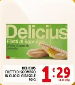 Deco Supermercati Delicius Filetti di Sgombro offerta